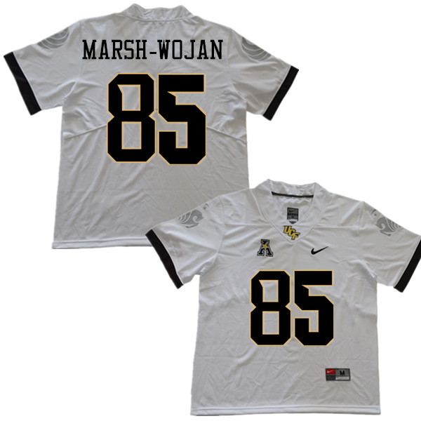 Men #85 Zach Marsh-Wojan UCF Knights College Football Jerseys Sale-White